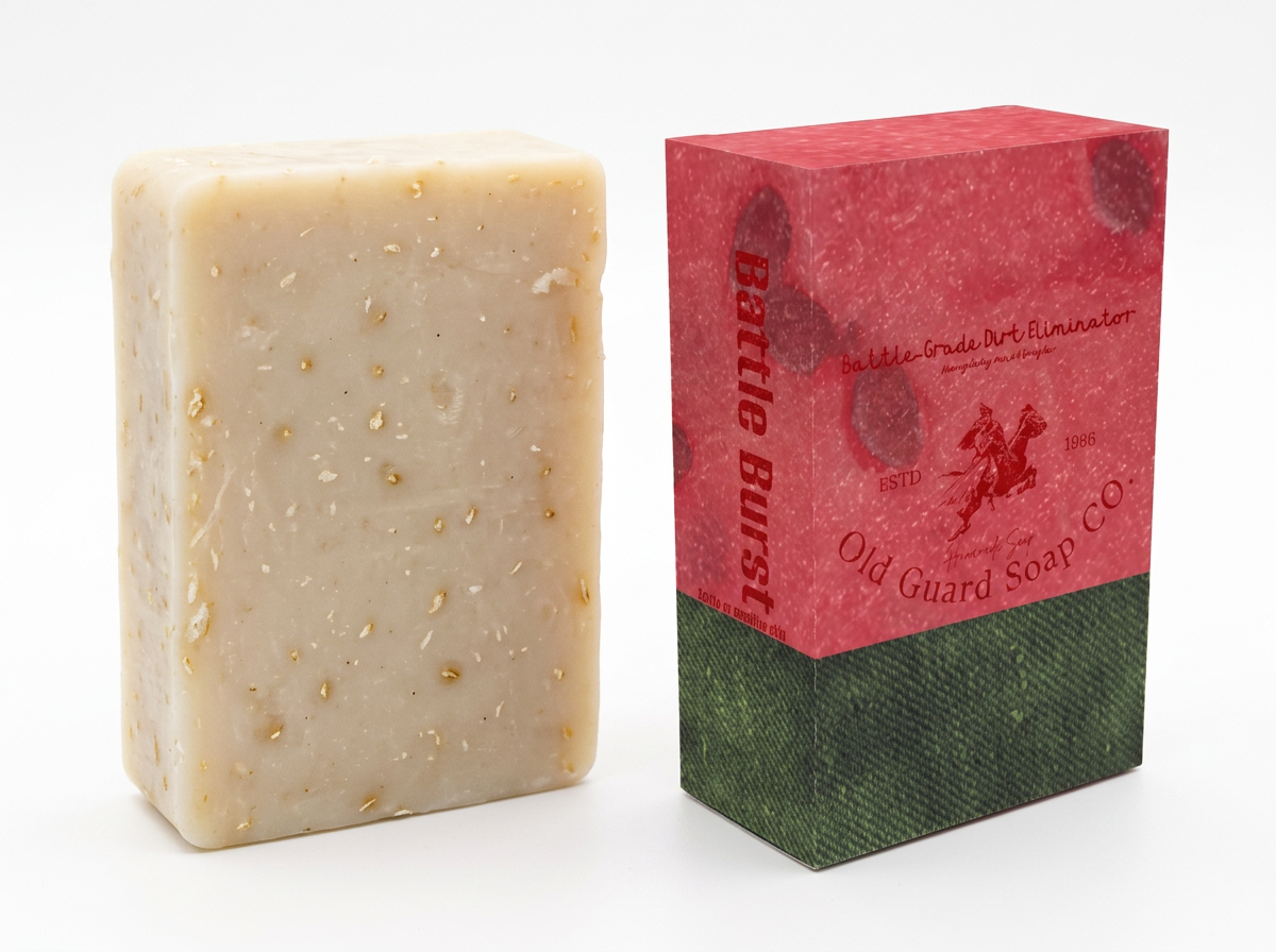 Battle Brust – Watermelon Goat Milk Clay Soap (5oz)