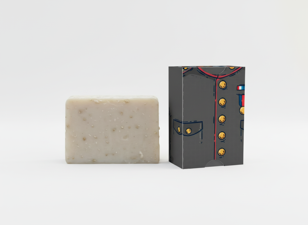 Barrack Brick Bar – Bay Rum Goat Milk Clay Soap (5oz)