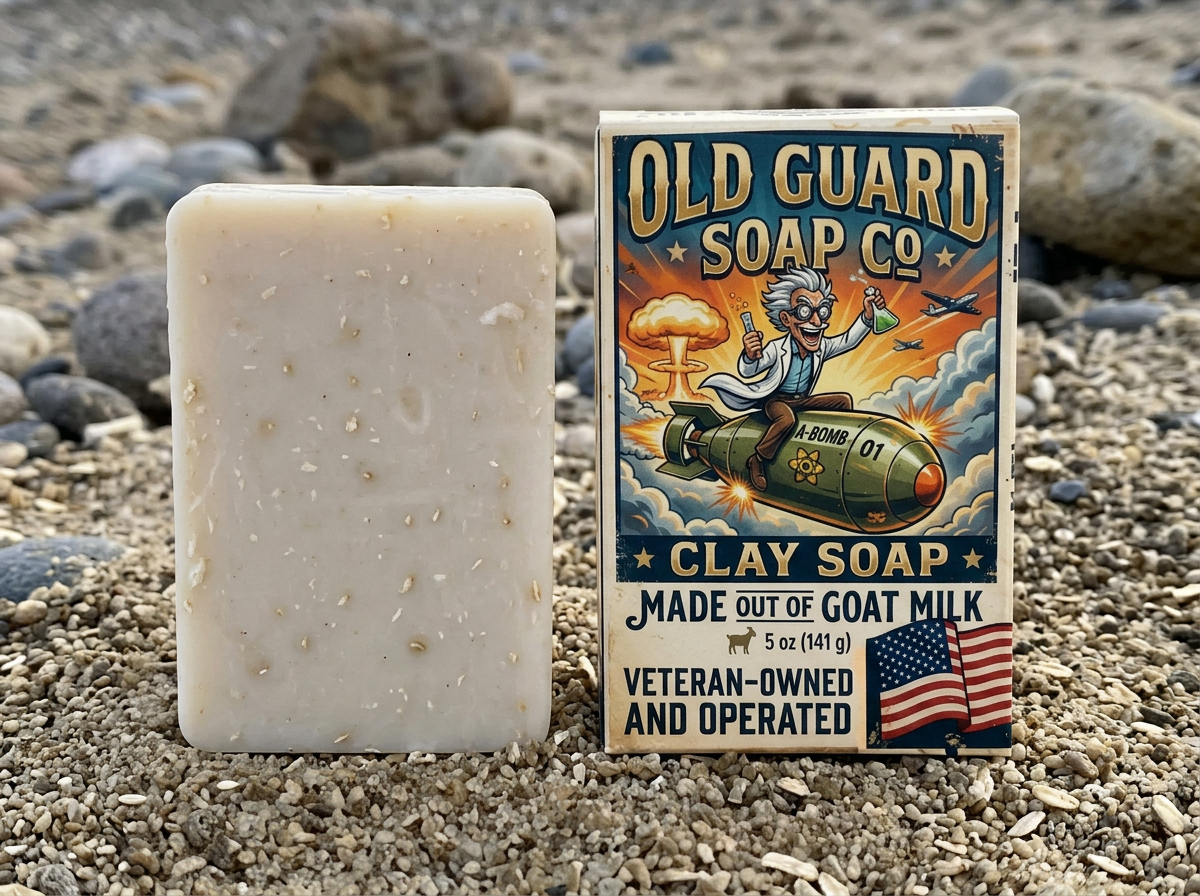 Bubblegum & Bourbon Bundle — 5oz Goat Milk Clay Soap + 2oz Field Salve